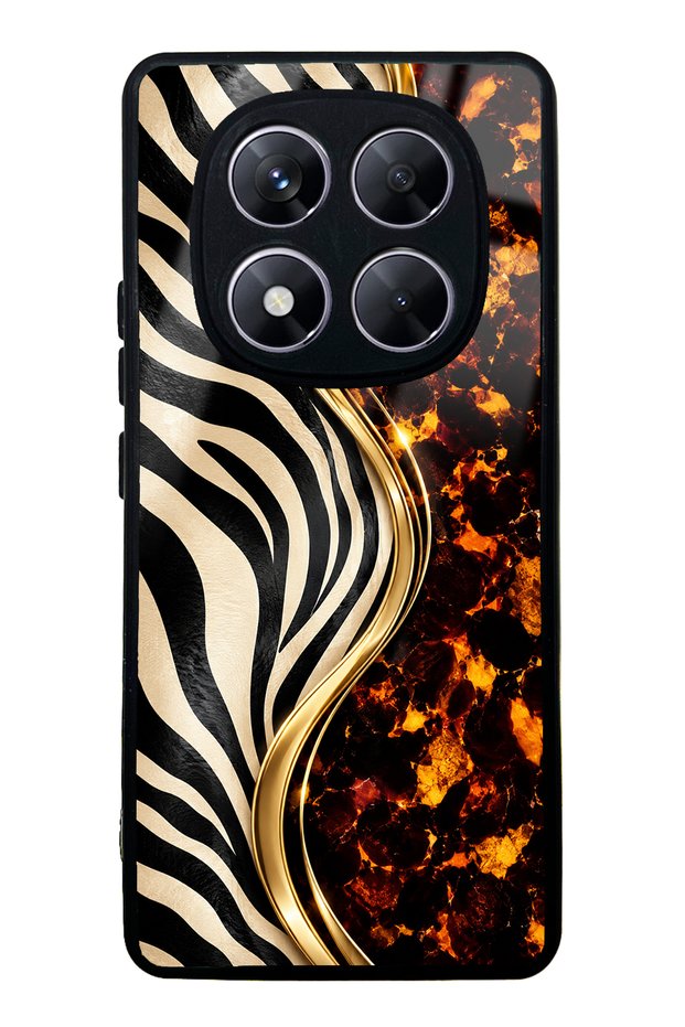 Xiaomi Redmi Note 14 Pro 5g Black Safari Design Glossy Phone Case