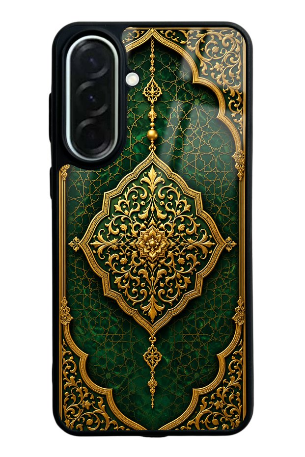 Samsung A37 Emerald Ottoman Majesty Design Glossy Phone Case
