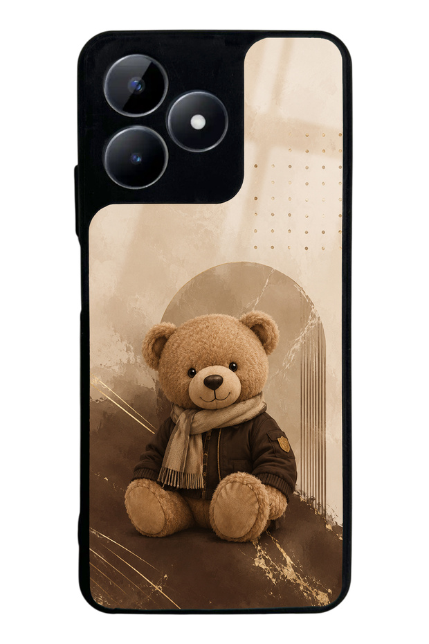 Realme C53 Cozy Teddy Design Glossy Phone Case