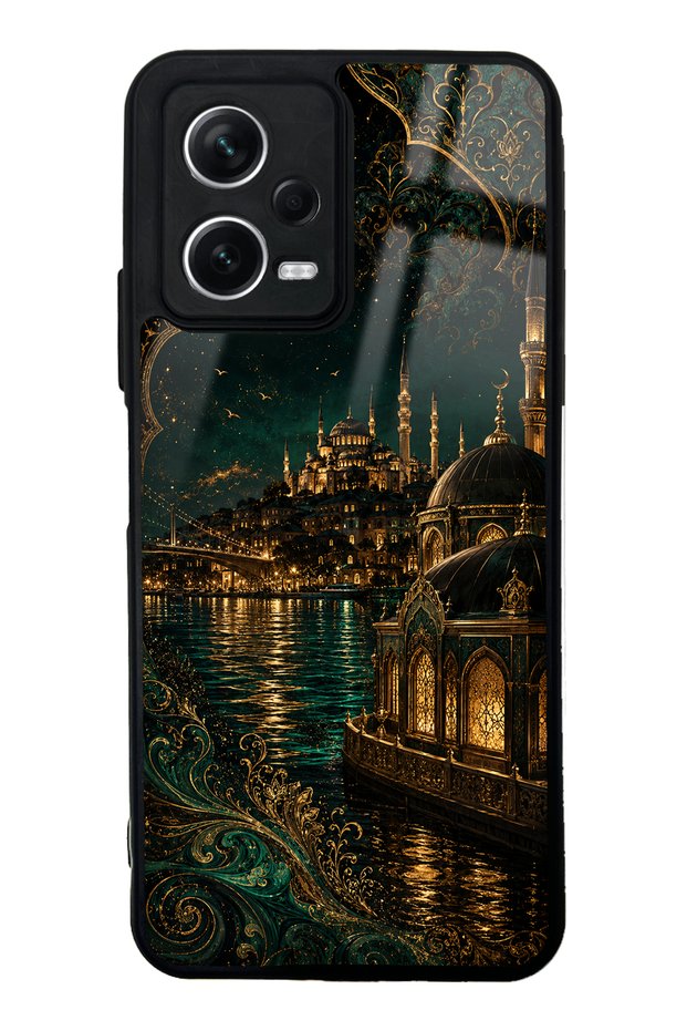 Xiaomi Redmi Note 12 5g Emerald Bosphorus Palace Design Glossy Phone Case