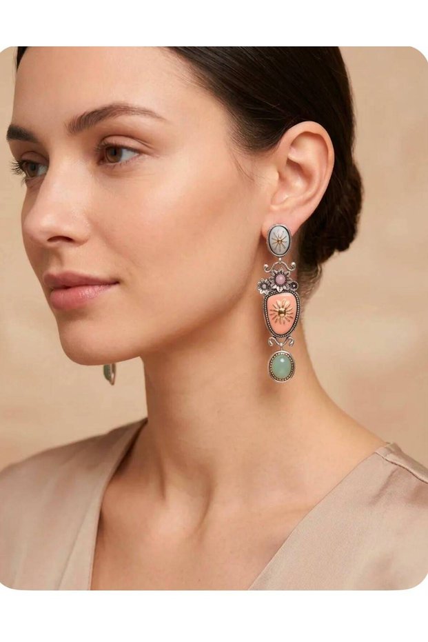 Vintage Authentic Ethnic Stylish Design Summer Trend Women's Earrings