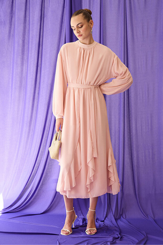 Skirt with Fluttered Hem Dress
