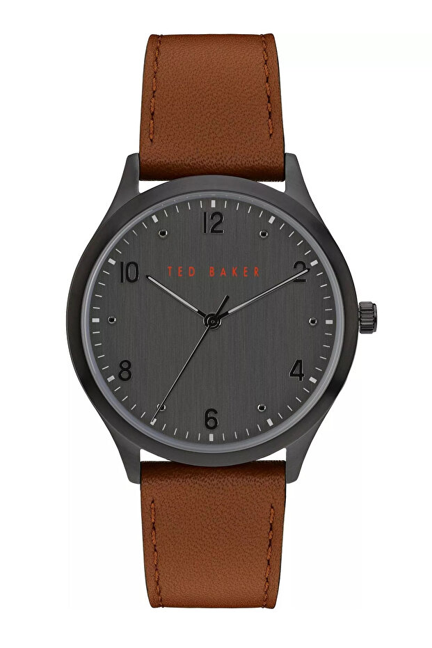 Manhatt Men's Leather Strap Watch BKPMHF907