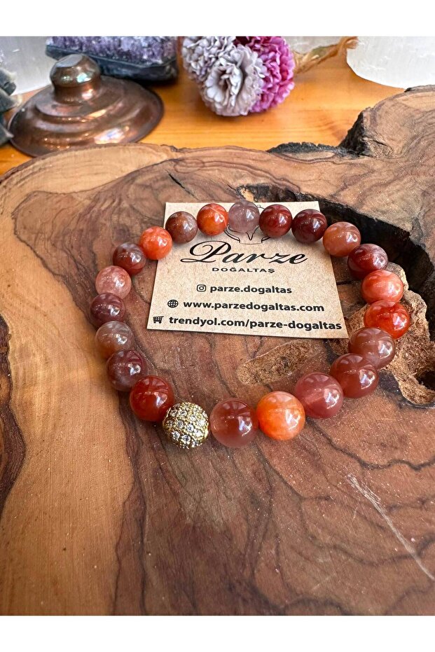 Original Yemeni Agate 8 mm Natural Stone Bracelet