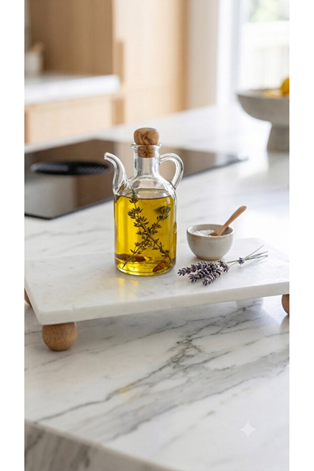 Wooden Ball Stand Marble Base & Organizer / Marble Stand