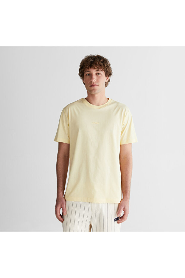 Men's Yellow Short Sleeve T-Shirt