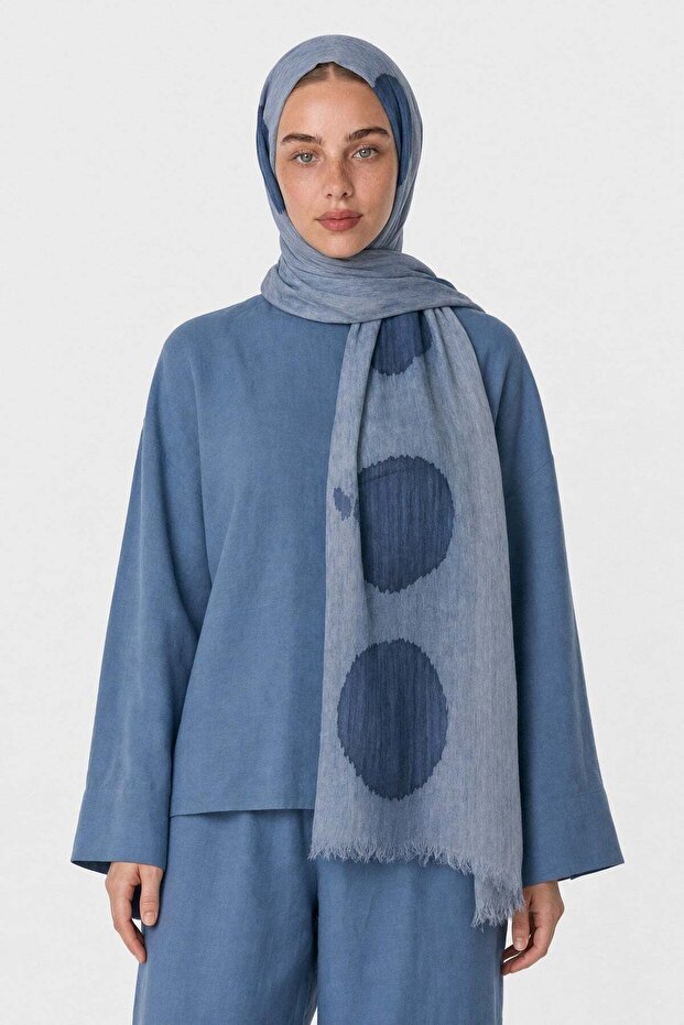 Rain Pattern Modal Viscose Shawl