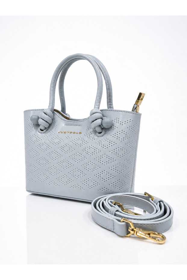 Multi-Compartment Women's Hand and Shoulder Bag with Divider Detail
