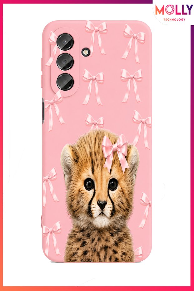 Cotton Candy Safari Princess Patterned Inside Velvet Silicone Case for Samsung Galaxy A16
