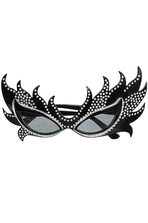 Stoned Black Flame Party Glasses