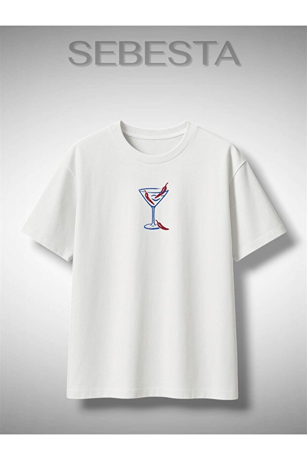Coctail Printed Premium Oversize T-Shirt