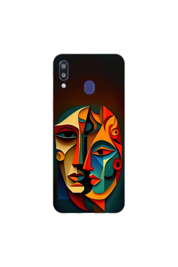Samsung Galaxy M20 Compatible Table 6 B Designed Transparent Case