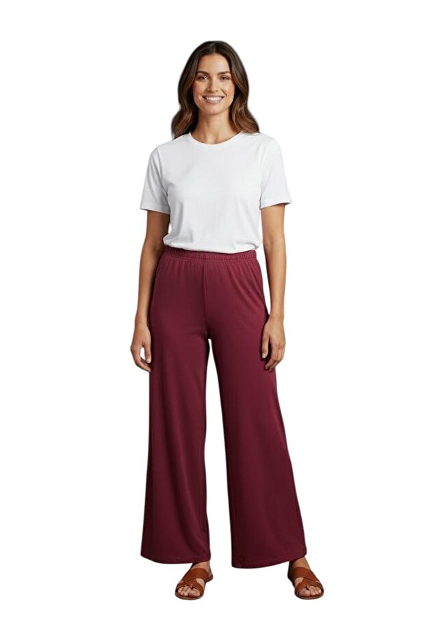 WOMEN STRETCH PLAZO ,WIDE BOTTOM PANT [SL124]