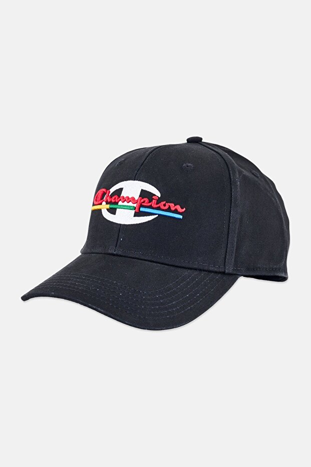 Men Embroidered Adjustable Cap, Black