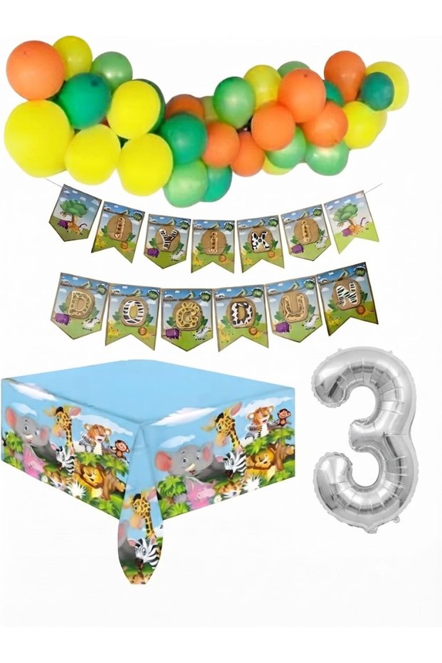 3-Year-Old Safari Birthday Concept