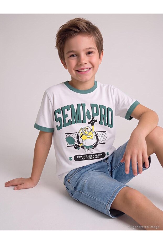 2-9 Years Old Boys' T-Shirt - White