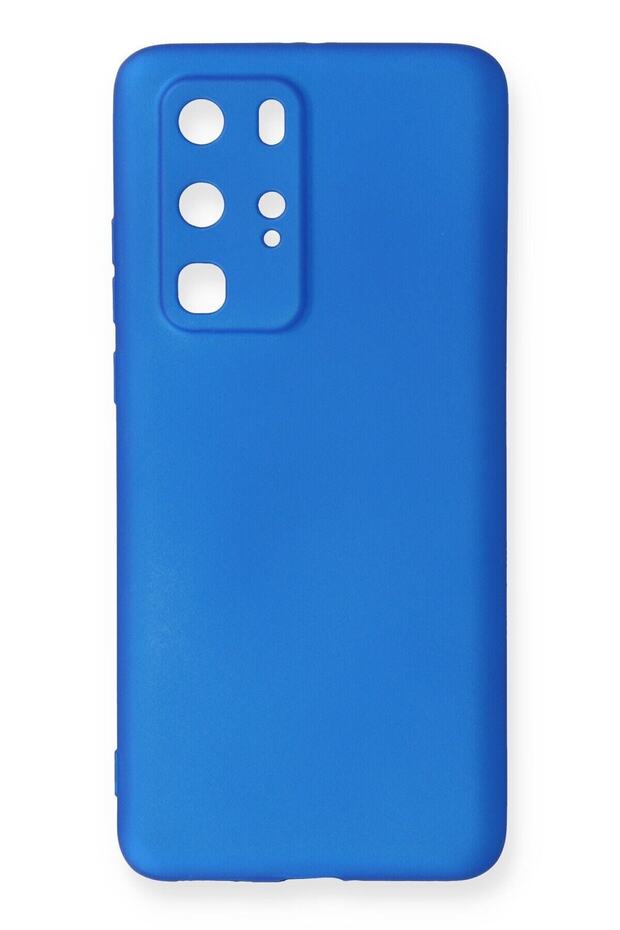 Compatible Case for Huawei P40 Pro Yumauask Colorful Flexible Premium Rubber Silicone - Blue