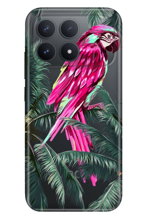 Poco F8 Pro 6.59" Case Art Silicone Printed Tpu Parrot