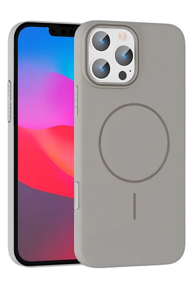 Aconcept iPhone 16 Pro Max Broş Magsafe Cover - (63016) Titan Gray