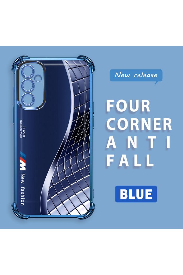 Samsung Galaxy M23 Compatible Transparent Back Four-Corner Reinforced Impact Protection Silicone Case