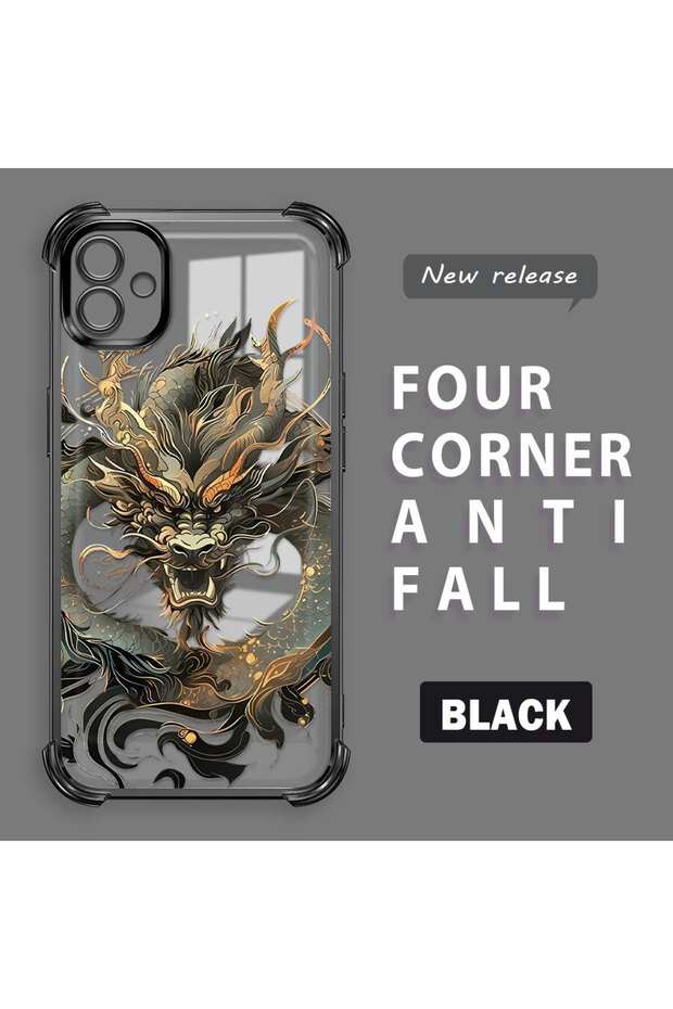 Samsung Galaxy A04 Compatible Transparent Back Four Corners Reinforced Impact Protection Silicone Case