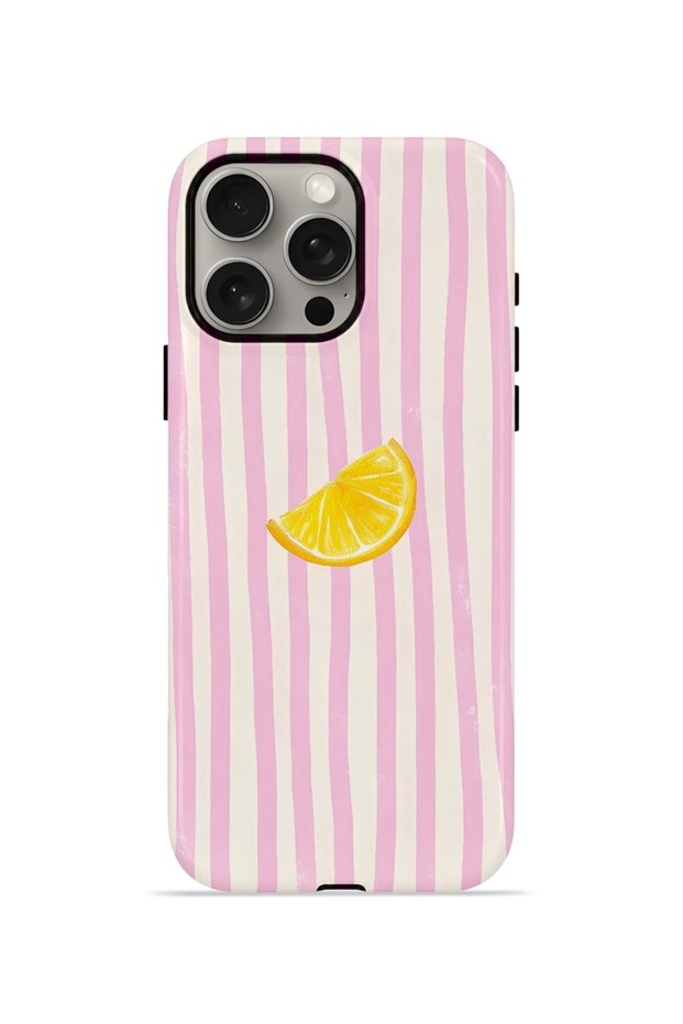 iPhone 15 Pro Max Vorian Double Layer Case Pink Lemon Drop