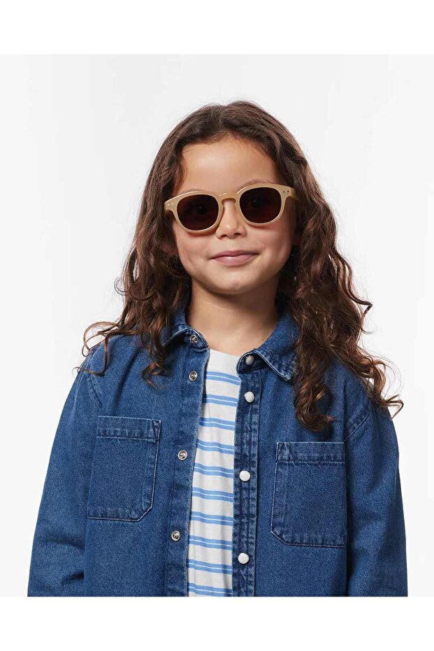 Kids # C Macchiato 5-7 Years - Brown Children's Sunglasses