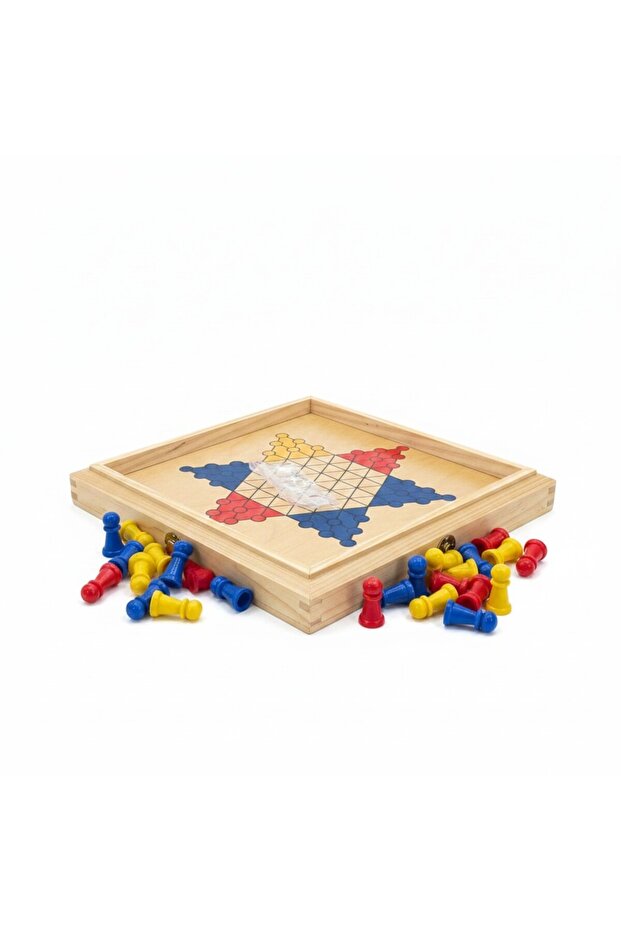 Wooden Chinese Checkers Strategy Game