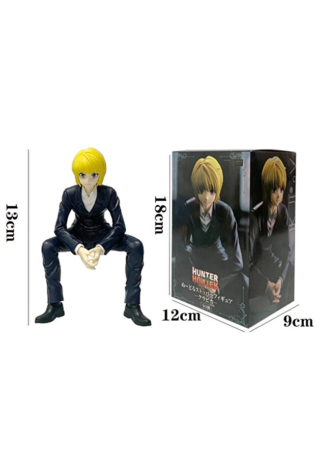 With box 11.5-14cm Hunter×Hunter Anime Figure Kurapika Action Figure Chrollo Illumi Hisoka Figurine