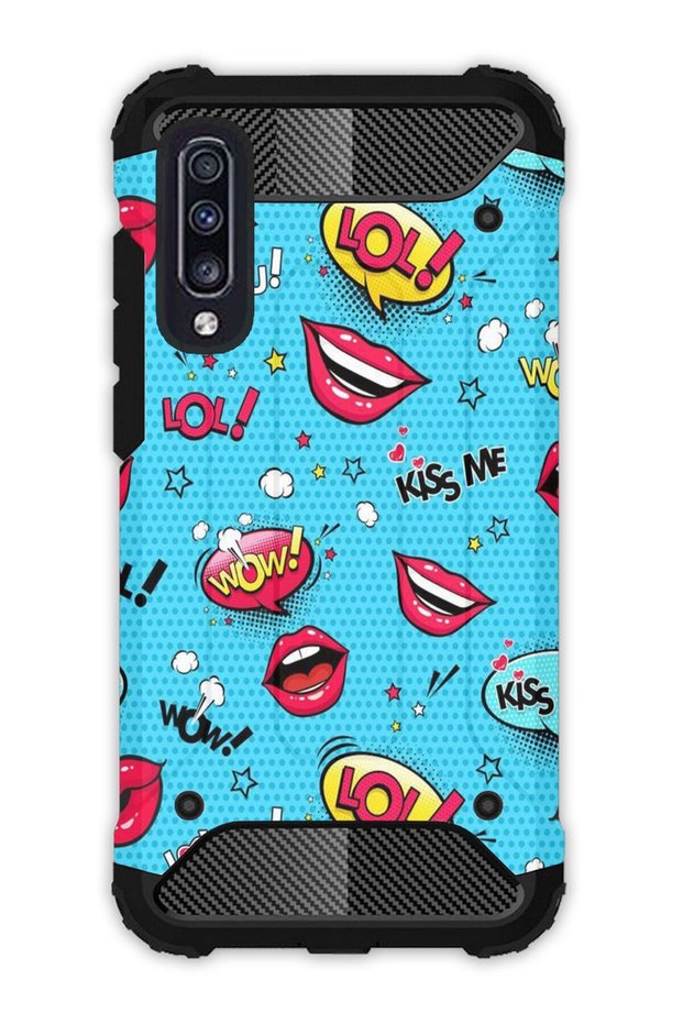 Galaxy A70 Case Army Tank Full Protection Anti-Shock - Kiss Me Woww