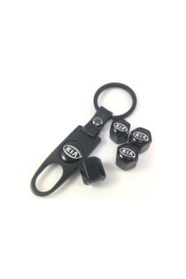 Kia Metal Keychain and Valve Cover Set 1St Quality