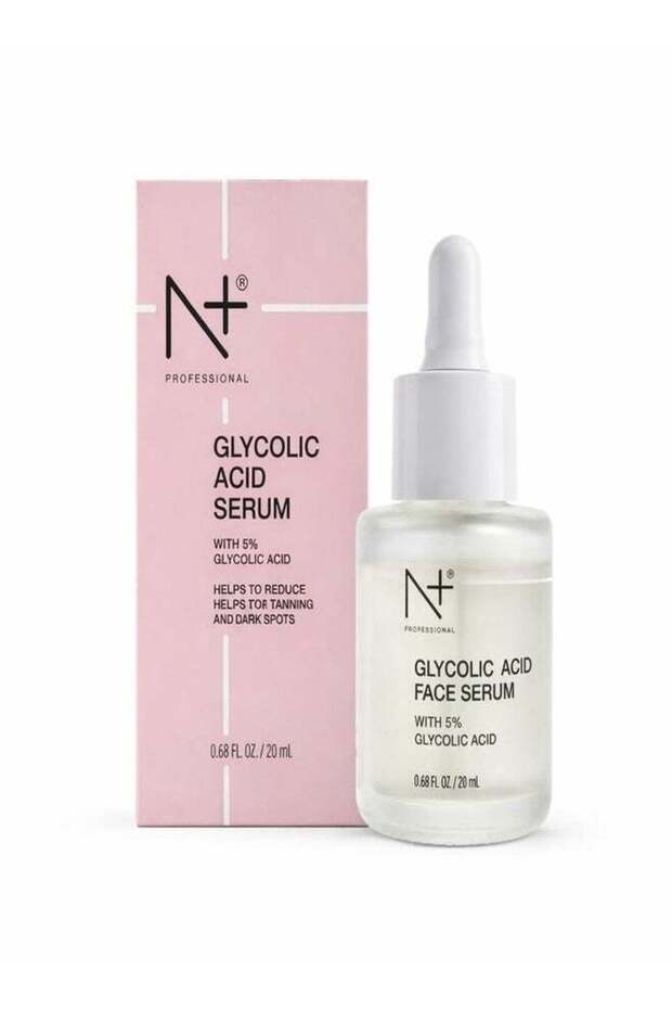 N Plus Glycolic Acid 5% Serum, Helps to reduce tanning and dark spots