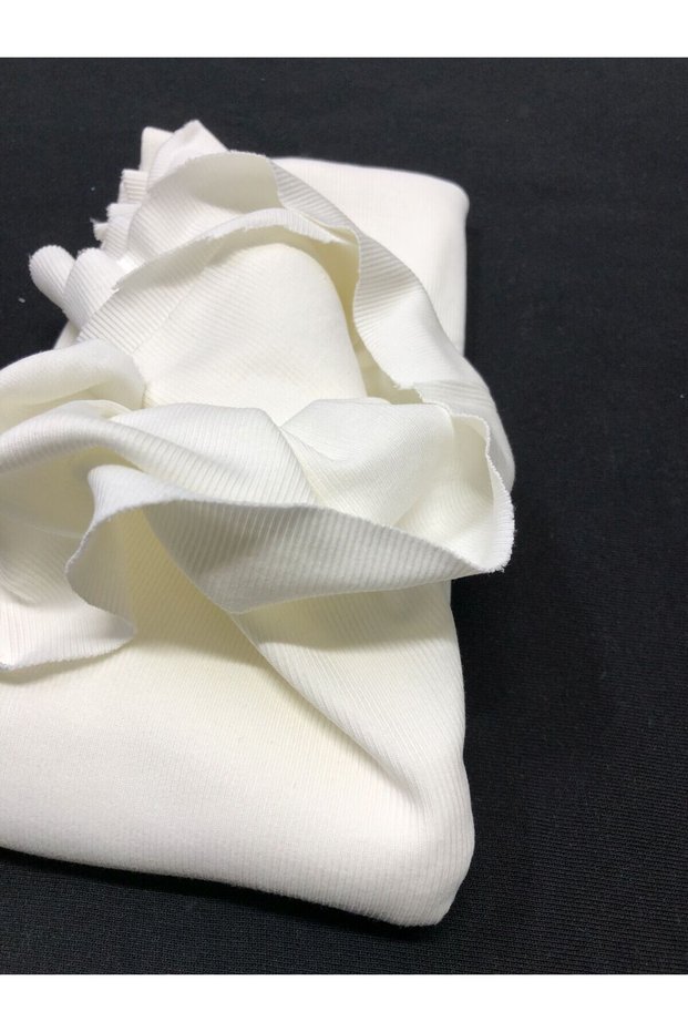 Fine Camisole Fabric, Piece 95X110 cm - Ecru