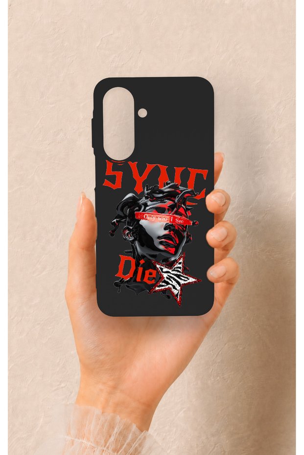 Samsung A27 Compatible Sync Die Patterned Silicone Case
