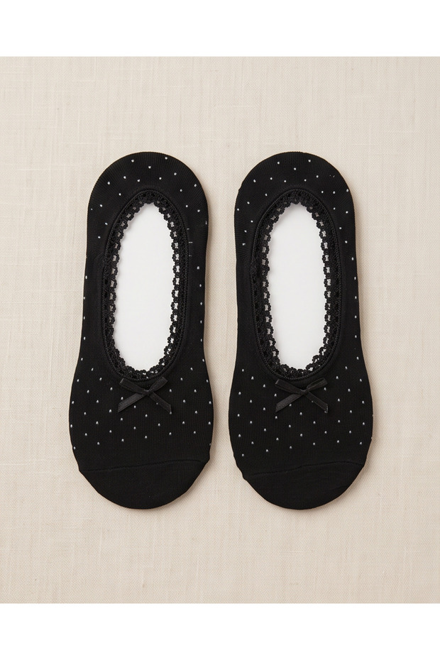 Women's Ballerina Socks Black 3 Pairs