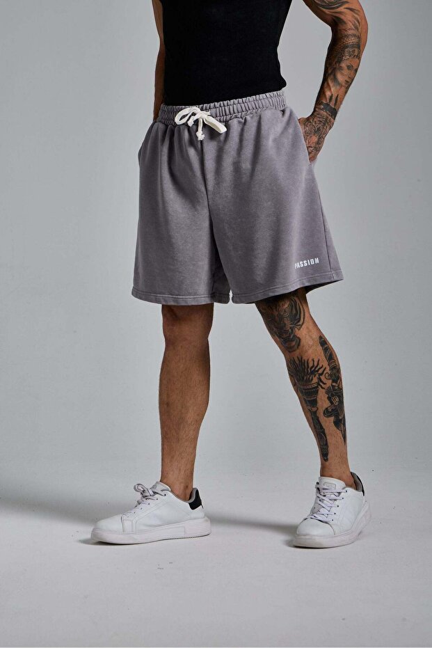 Washed Basic Shorts