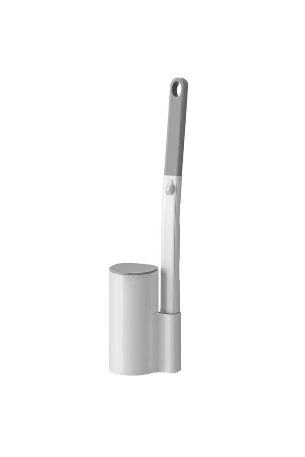 Disposable Toilet Brush Replacement Pack-Wall-Mounted 360 Cleaning Head with Handle-18 Refills