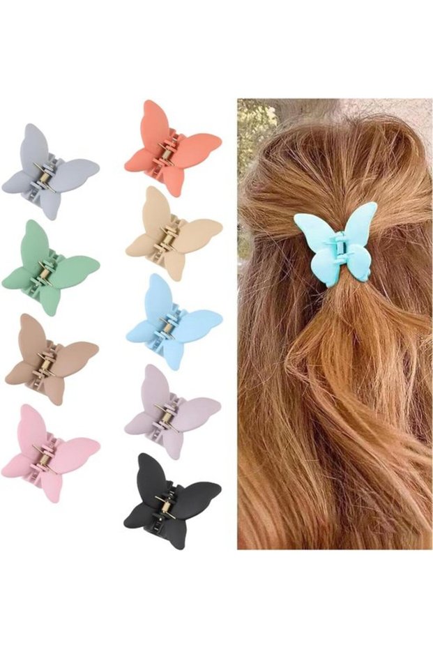 Butterfly anti-slip hair clip - Strong clamping force - Suitable for thick hair - Hair accessory for women and girls - Hawaiian style