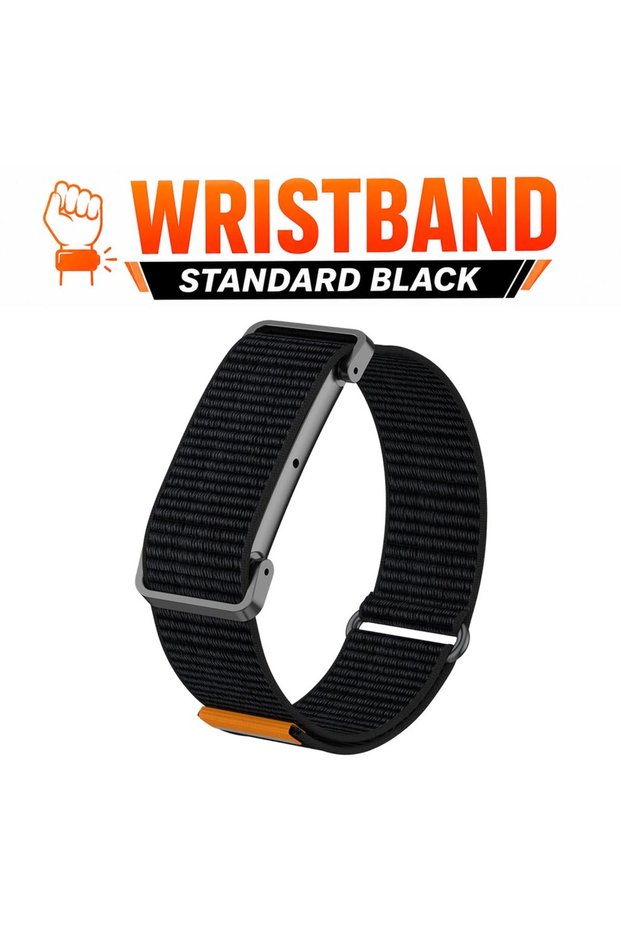 Google Fitbit Air W-Standard Black 2026 New Nylon Woven Bicep Strap for Google Fitbit Air Band Fitne