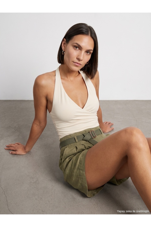 21268 Halter Top-Stone