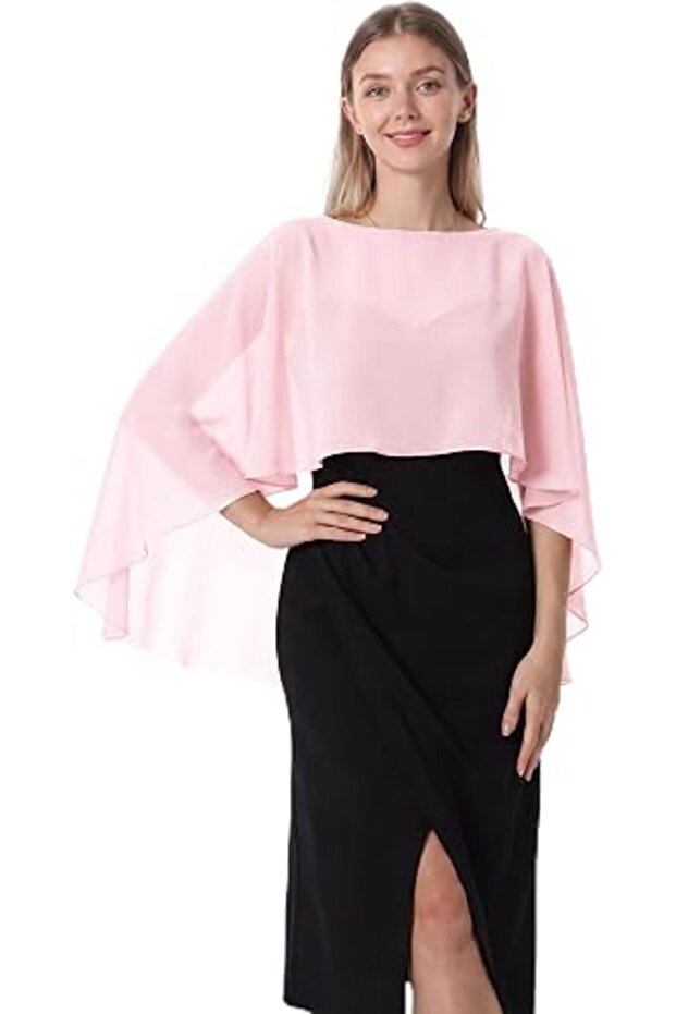 womens Chiffon Cape001 Pashmina Shawl