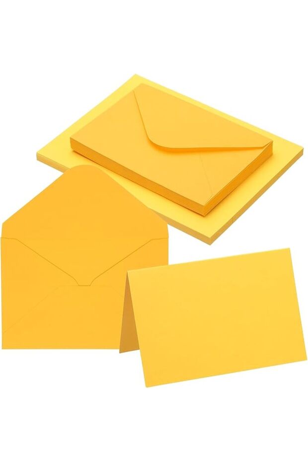 4 x 6 Blank Greeting Cards and Envelopes, 20Sets Half Fold Note Cards and Envelopes Folded R
