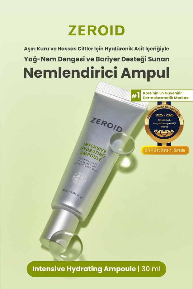 Intensive Hydrating Ampoule That Provides Oil-Moisture Balance and Barrier Support