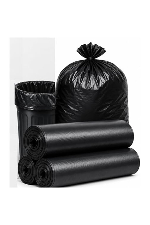 50 Gallon Heavy Duty Trash Bags – 40 Count (2 Rolls x 20 Bags) – Extra Strong Leakproof Contractor Garbage Bags – Large Industrial Bin Liners for Outdoor, Kitchen, Commercial, Office & Construction