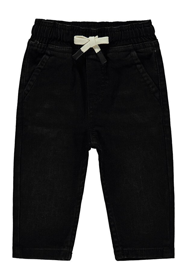 Basic 6-18 Months Pants - Black