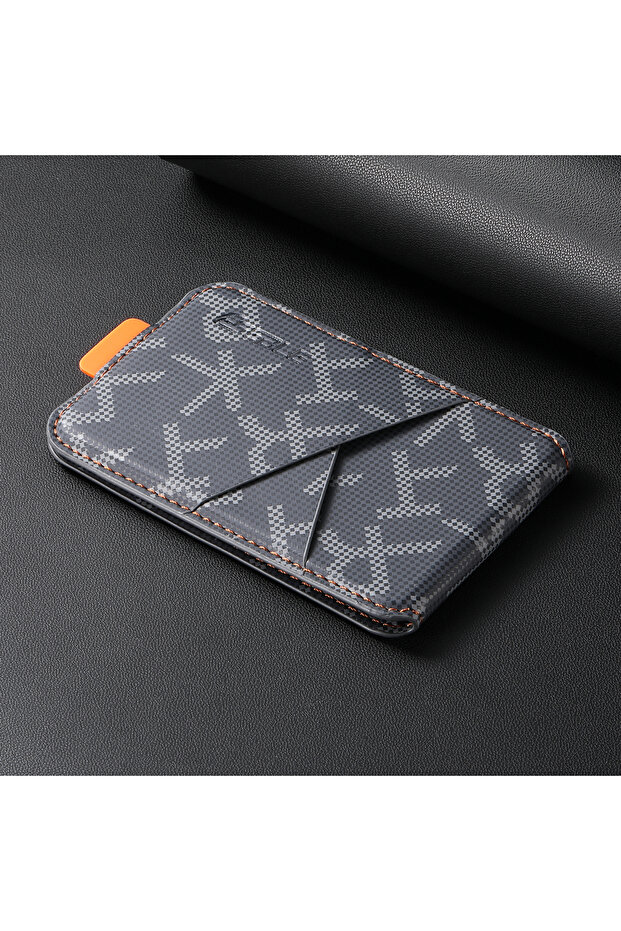 Black Leather Wallet For Magsafe Magnetic Cellphone Card Holder For IPhone 16 15 14 13 12 17 Pro Max