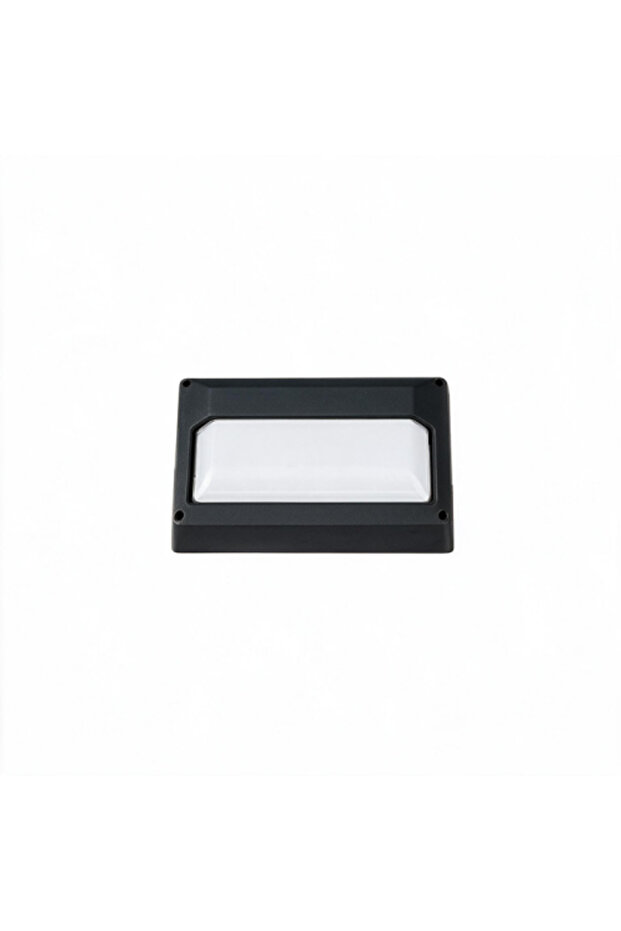Black rectangular outdoor sconce - 3012