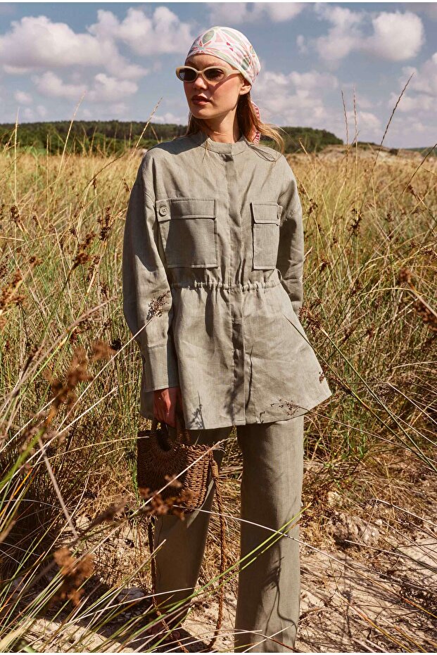 Safari Linen Set Çağla