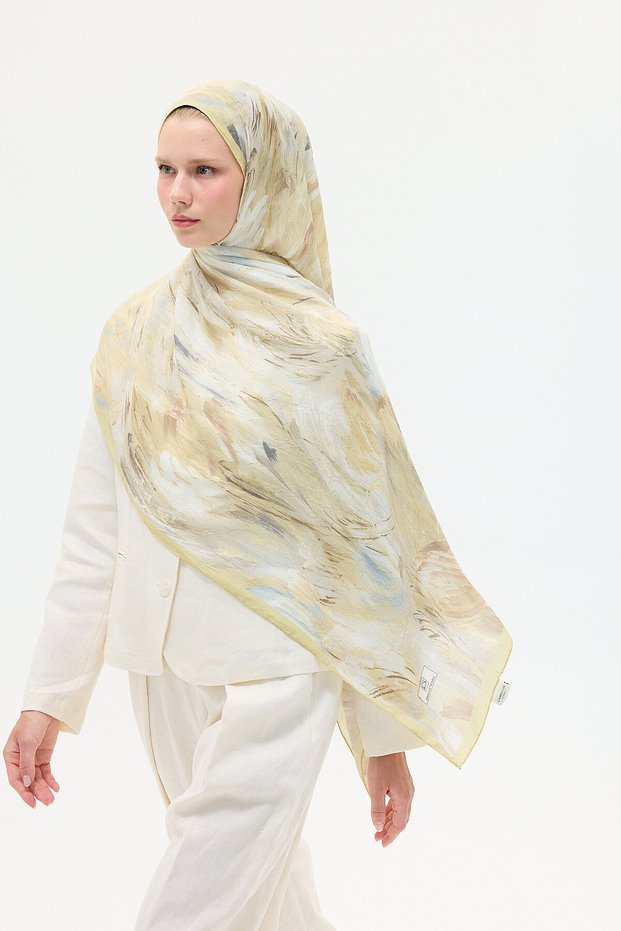 Terra Kraş Shawl - Yellow
