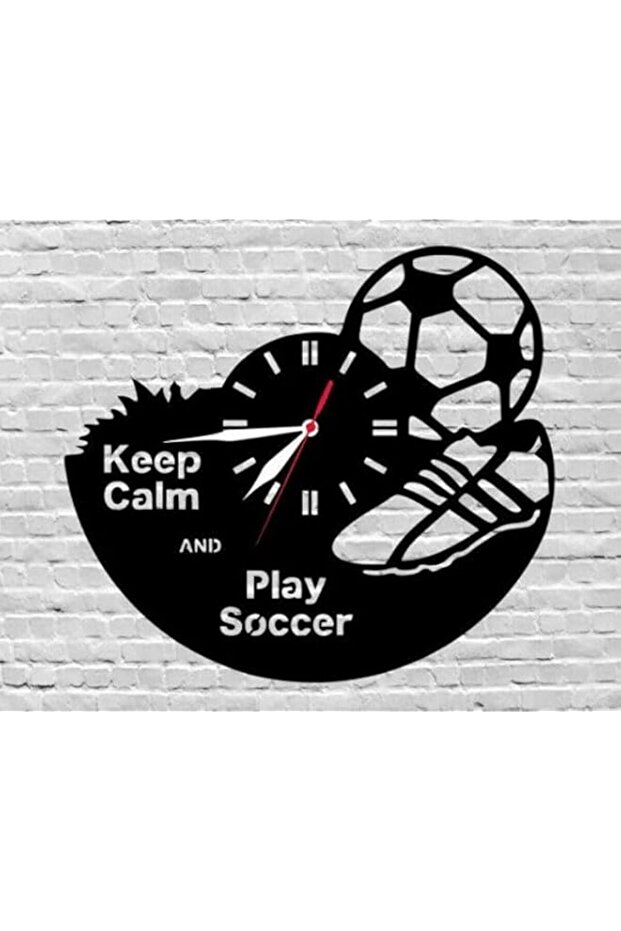 BPA® Play Soccer Modern Decorative Acrylic Wall Clock (40X40)